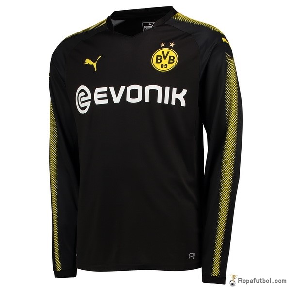 Camiseta Borussia Dortmund Replica Segunda Ropa ML 2017/18